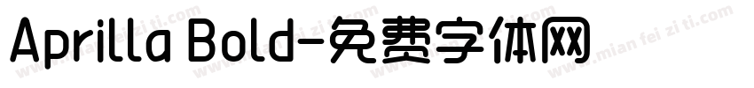 Aprilla Bold字体转换